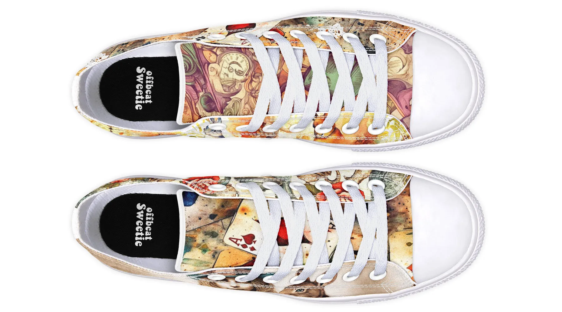 All Mad Here Low Tops