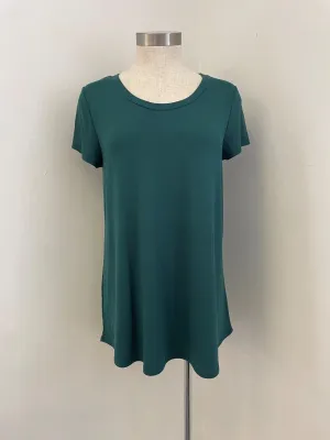 Anita | Solid Cap Sleeve Tee | Ranger Green *FINAL SALE* (Small Left)