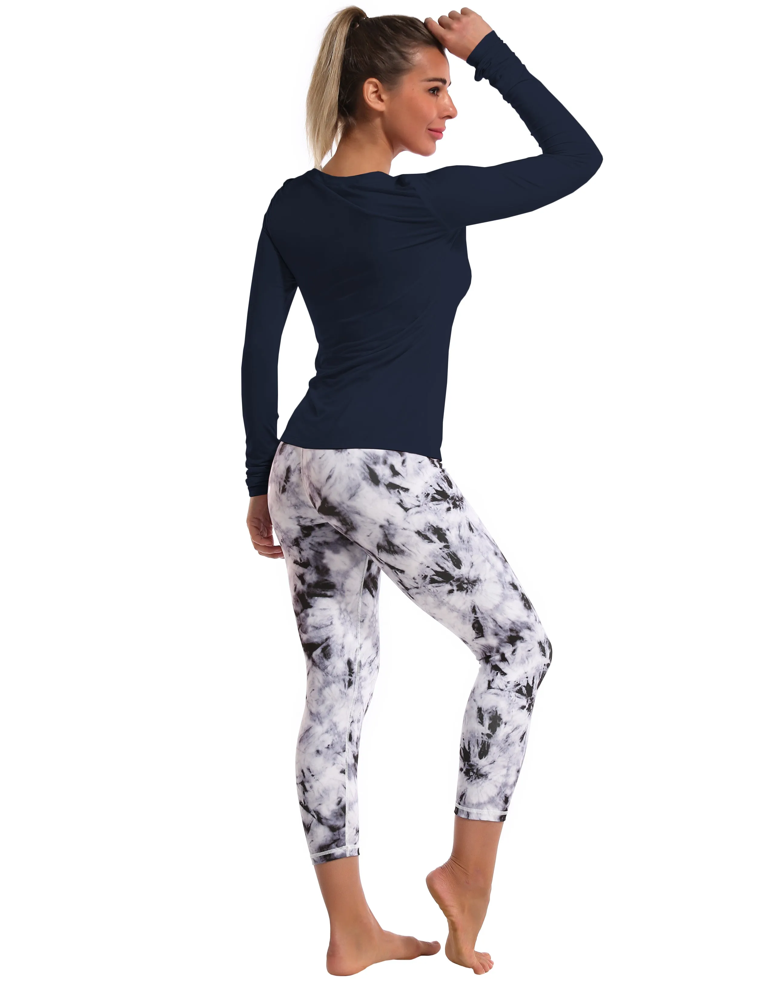 Athlete Long Sleeve Tops darknavy_Tall Size