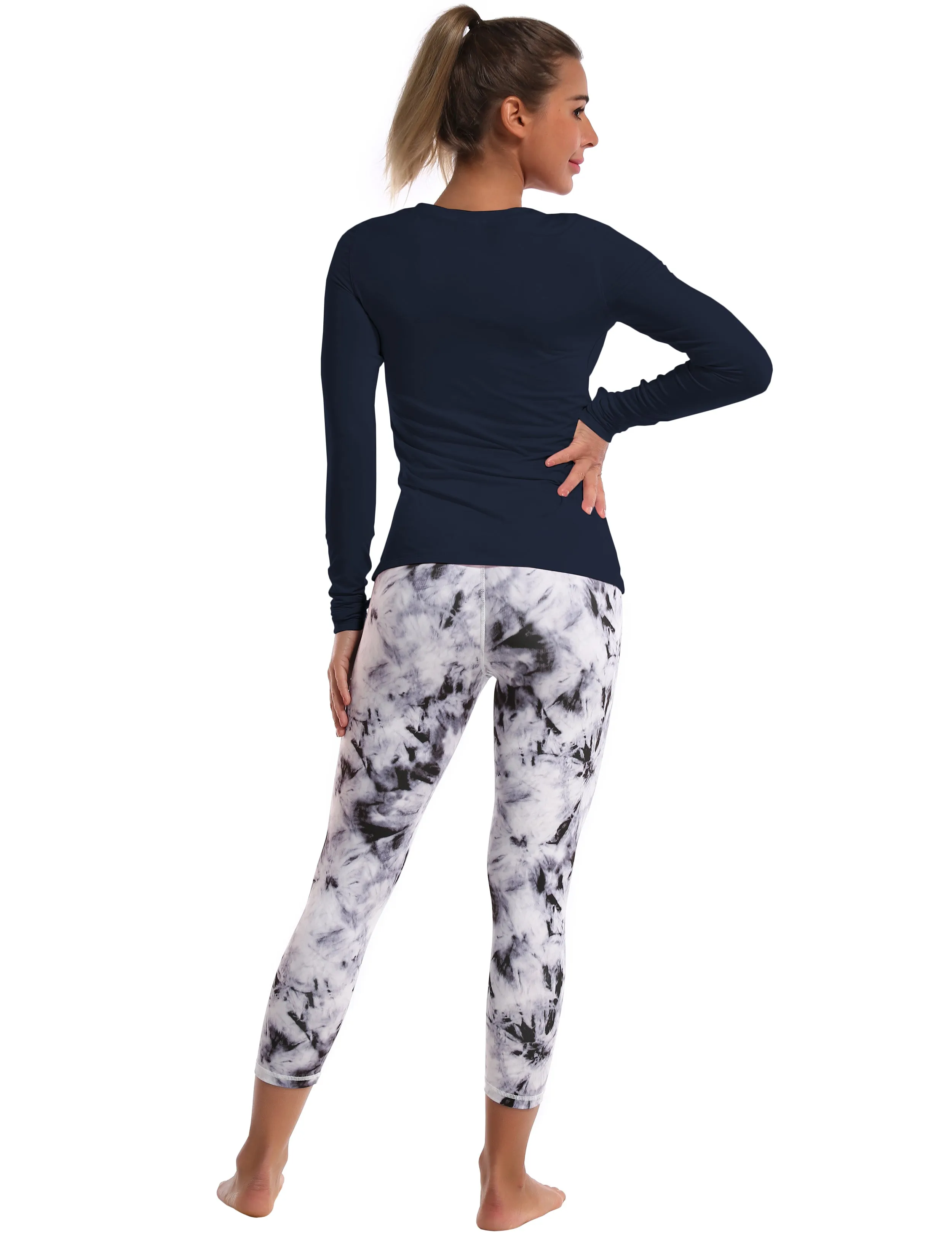Athlete Long Sleeve Tops darknavy_Tall Size