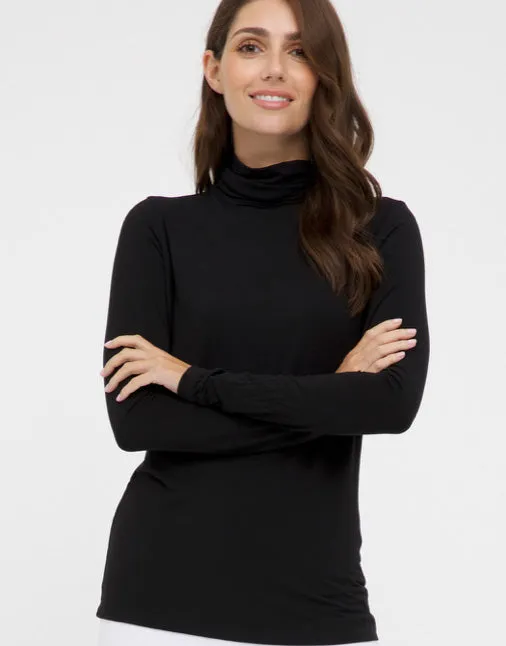 Bamboo turtleneck top