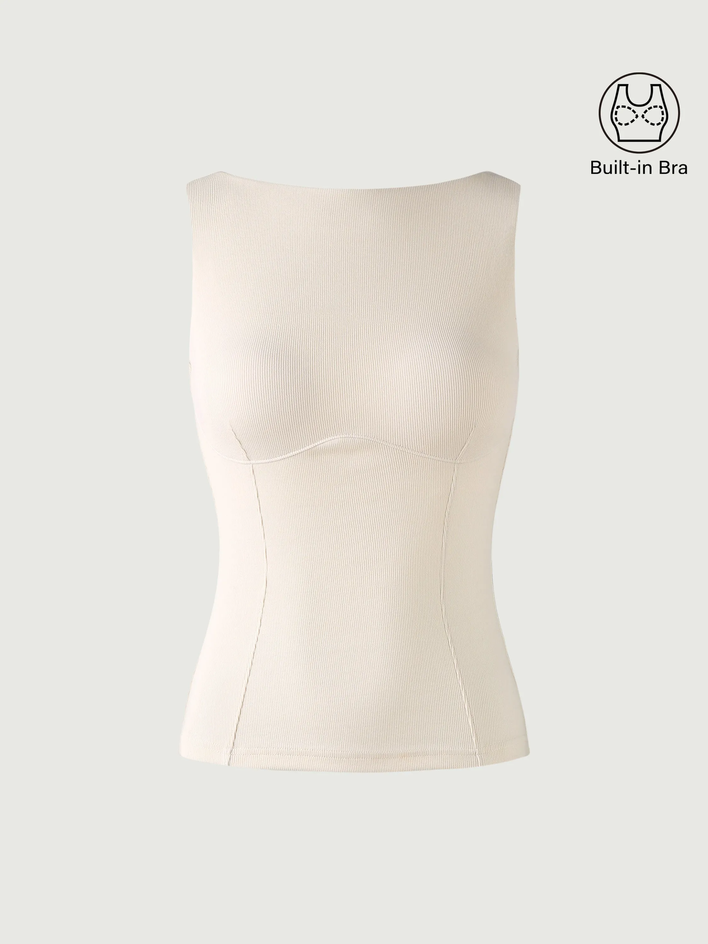 Bustier Boatneck Open-Back Brami Tank