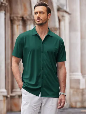 Casual Wrinkle Free Stretch Shirt (Live Only)