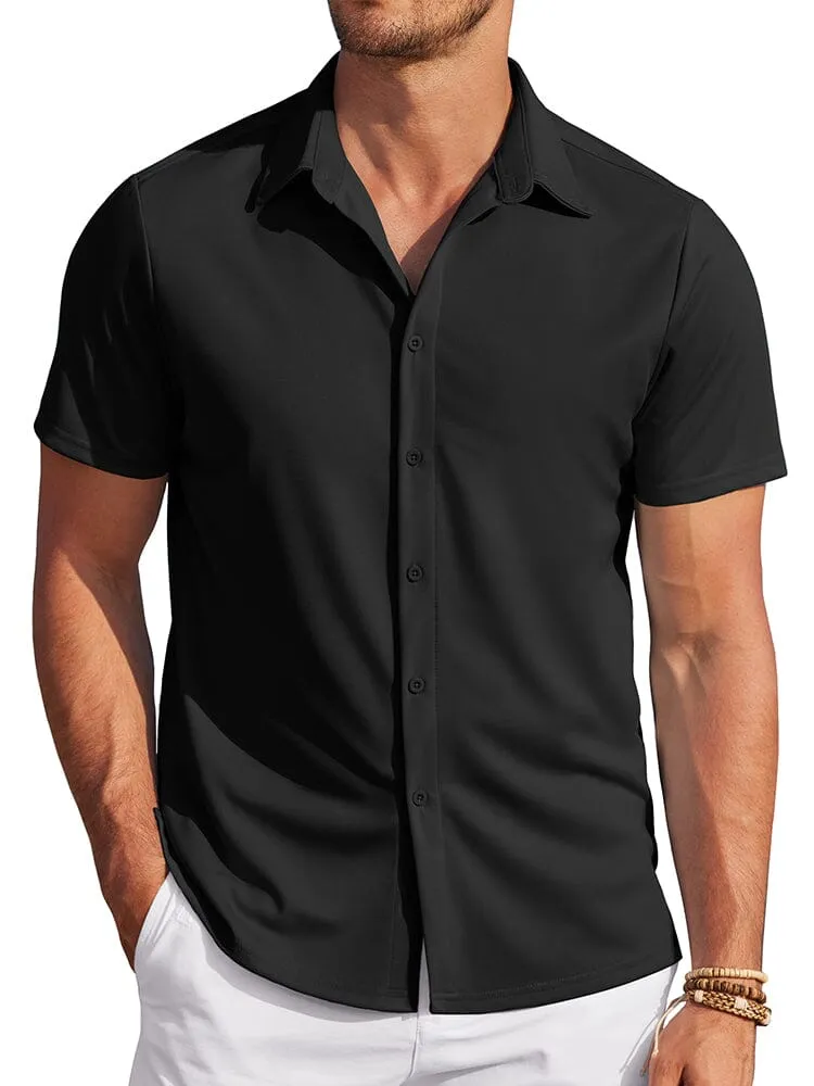 Casual Wrinkle Free Stretch Shirt (Live Only)