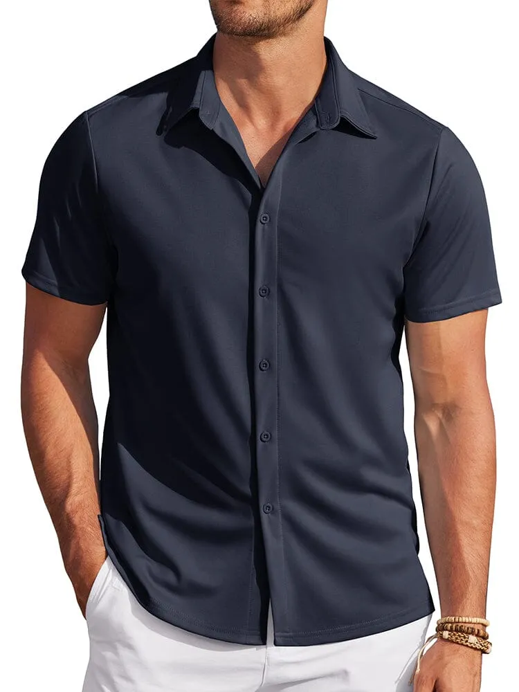 Casual Wrinkle Free Stretch Shirt (Live Only)