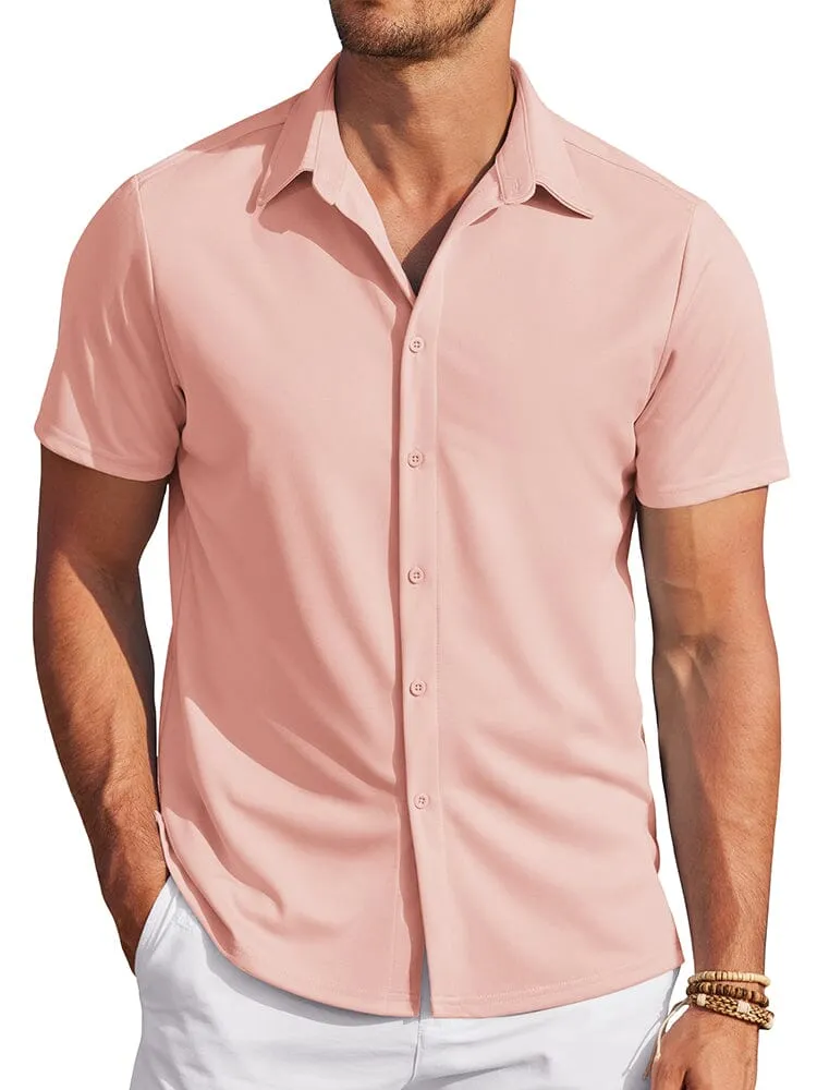Casual Wrinkle Free Stretch Shirt (Live Only)