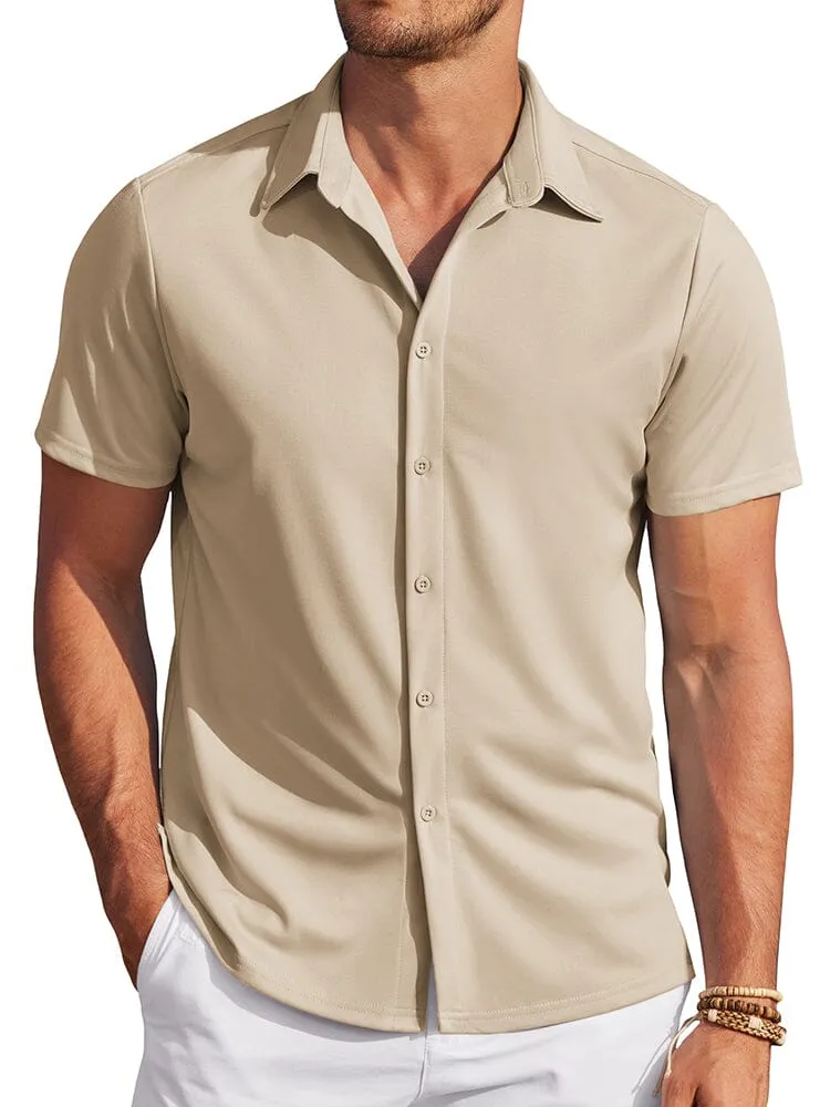 Casual Wrinkle Free Stretch Shirt (Live Only)