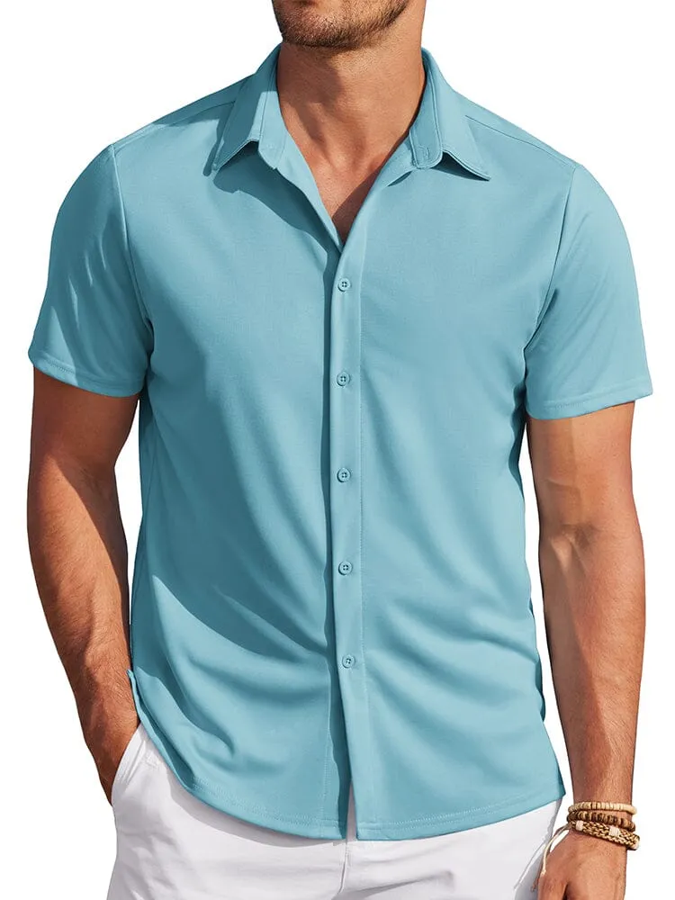 Casual Wrinkle Free Stretch Shirt (Live Only)