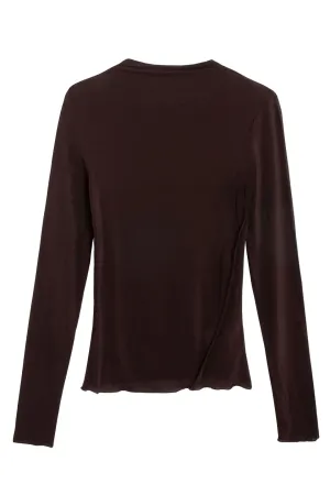 Dark Brown Remote Top