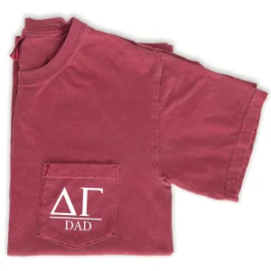 Delta Gamma Dad T-Shirt - Crimson