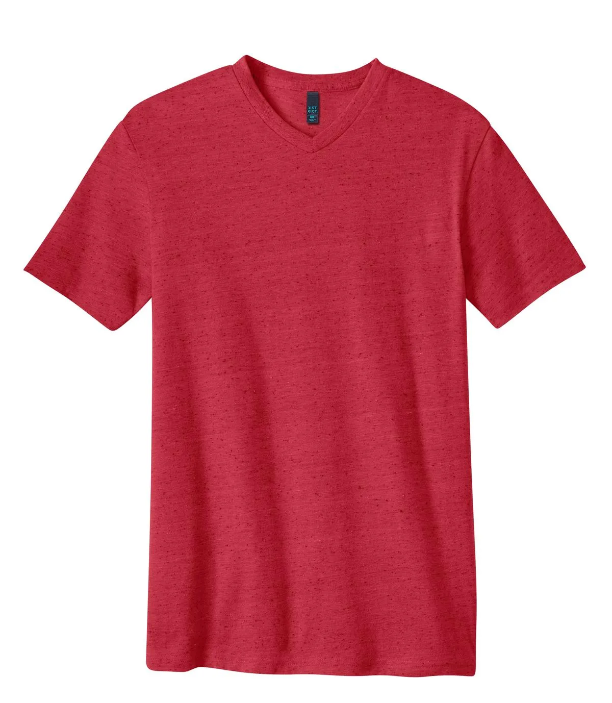 District Young Men's Textured Notch Crew Tee. DT172