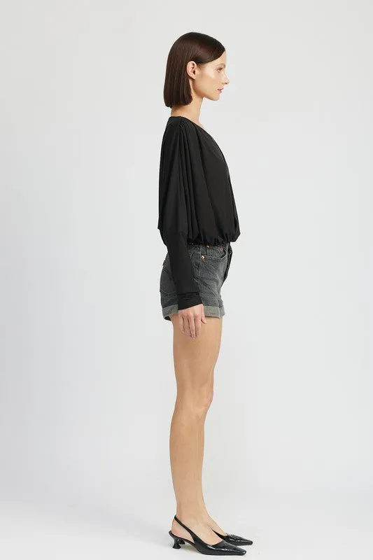 Dolman Twist Front Top