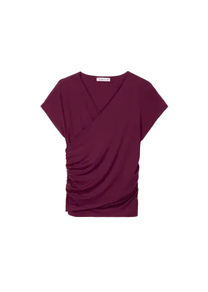 Drape travel top