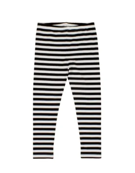 Feather 4 Arrow - Striped Leggings in Black and White