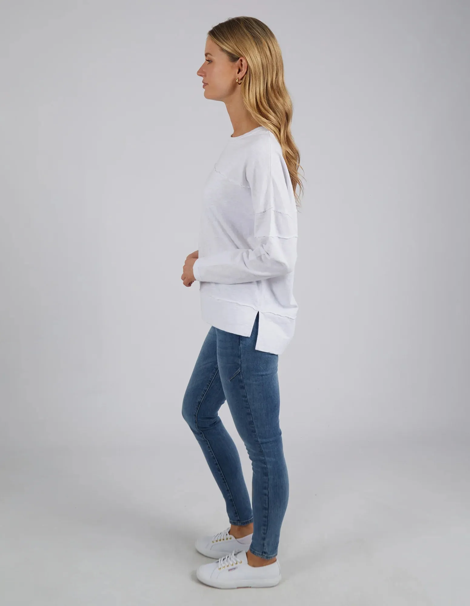Foxwood -  Jayne Throw On Top - White