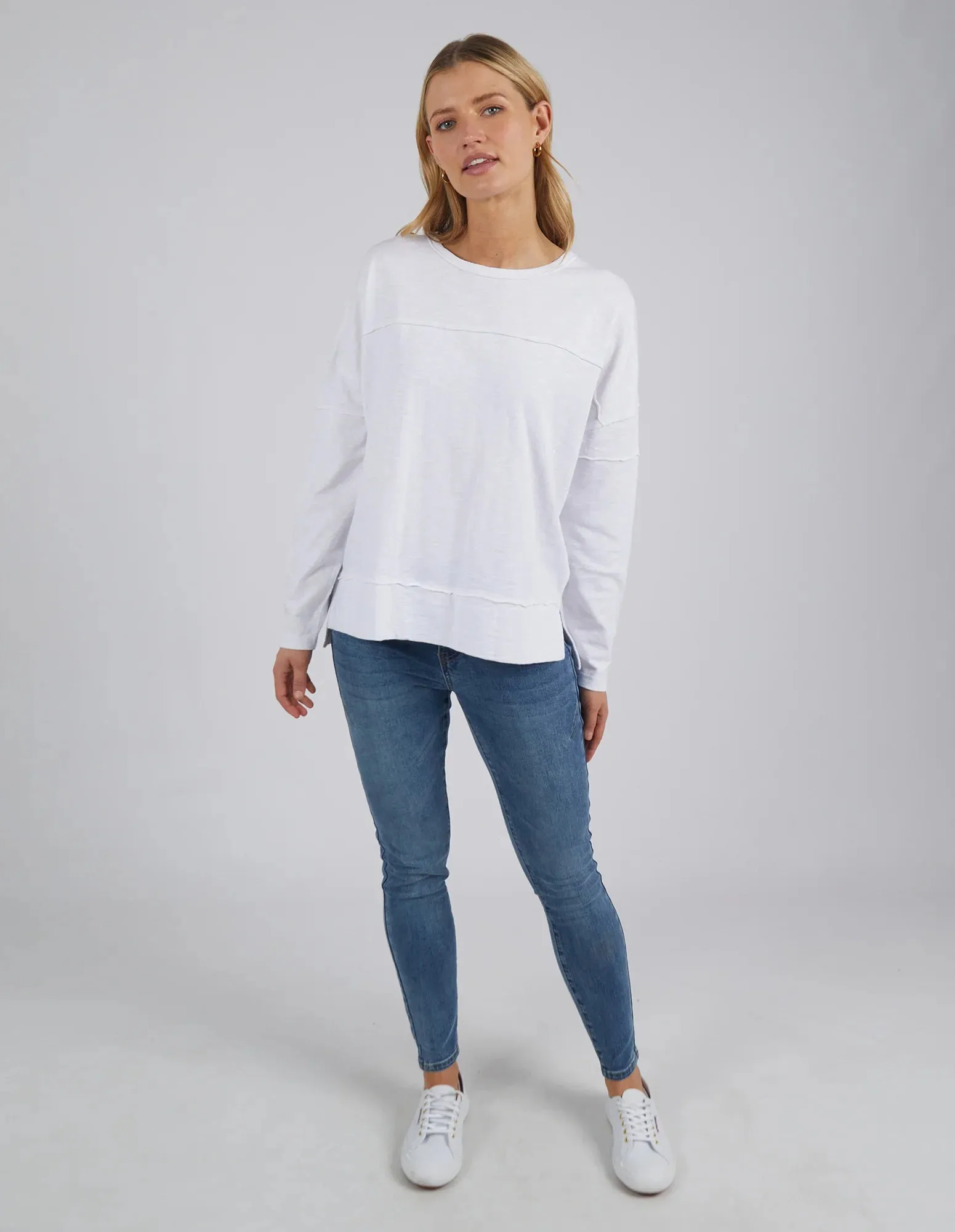 Foxwood -  Jayne Throw On Top - White