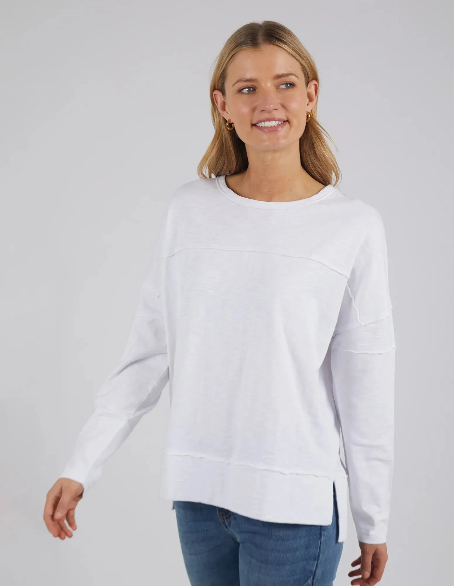 Foxwood -  Jayne Throw On Top - White