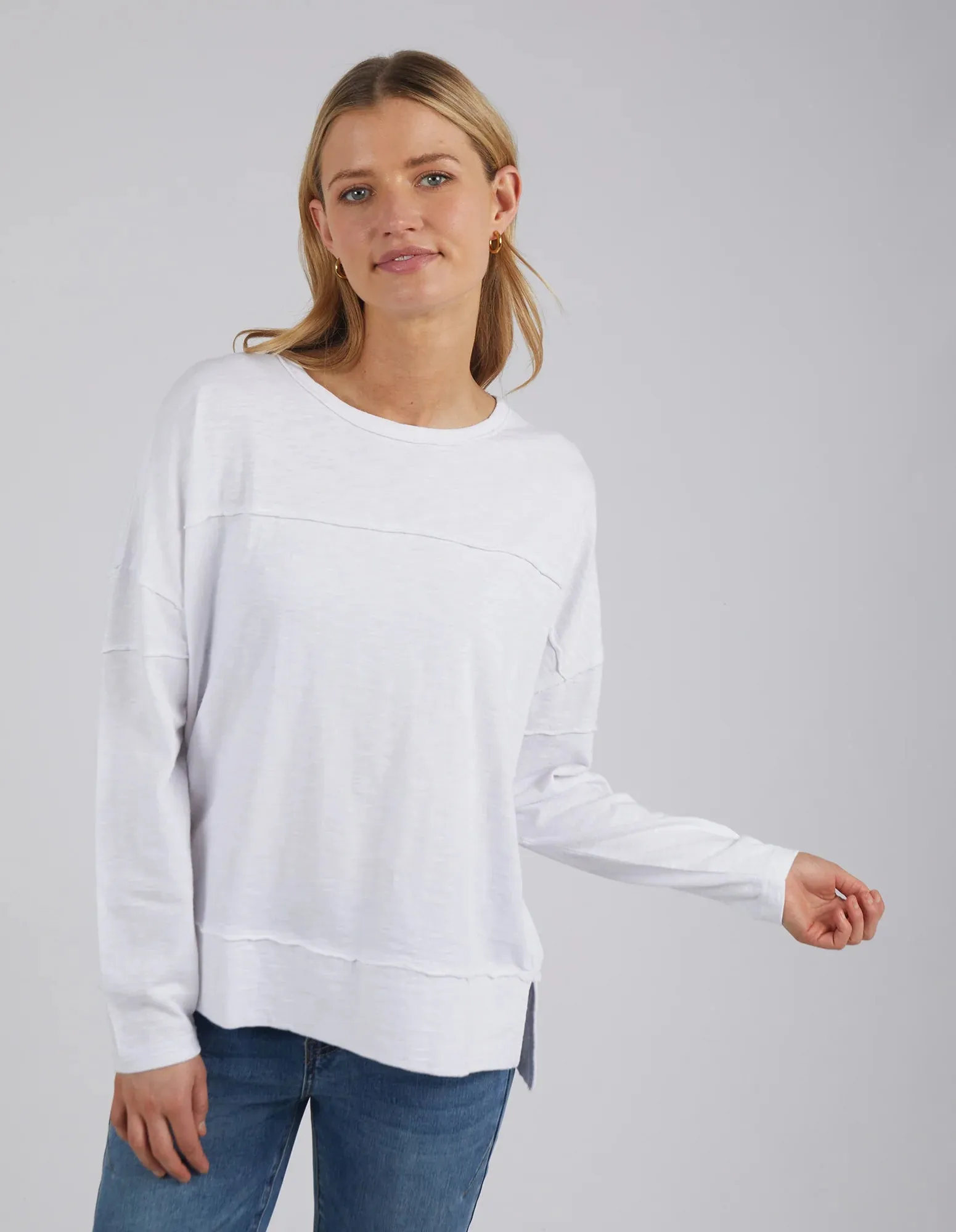 Foxwood -  Jayne Throw On Top - White