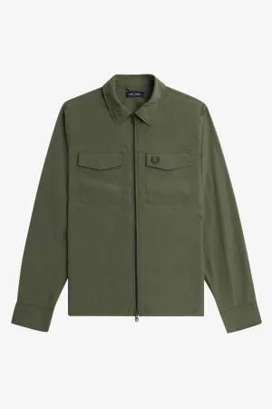 Fred Perry Textured Zip-Through Overshirt