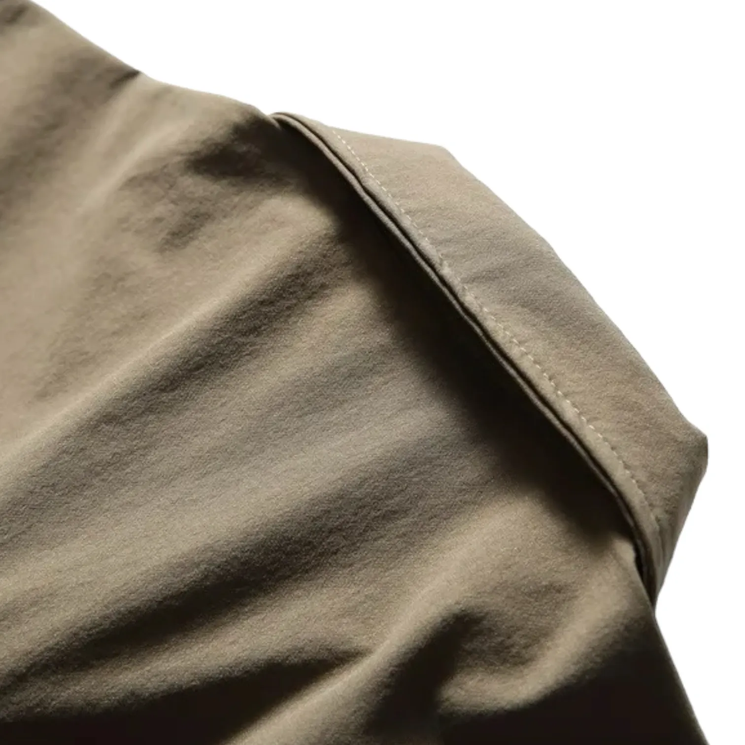 Front pouch zip front polo