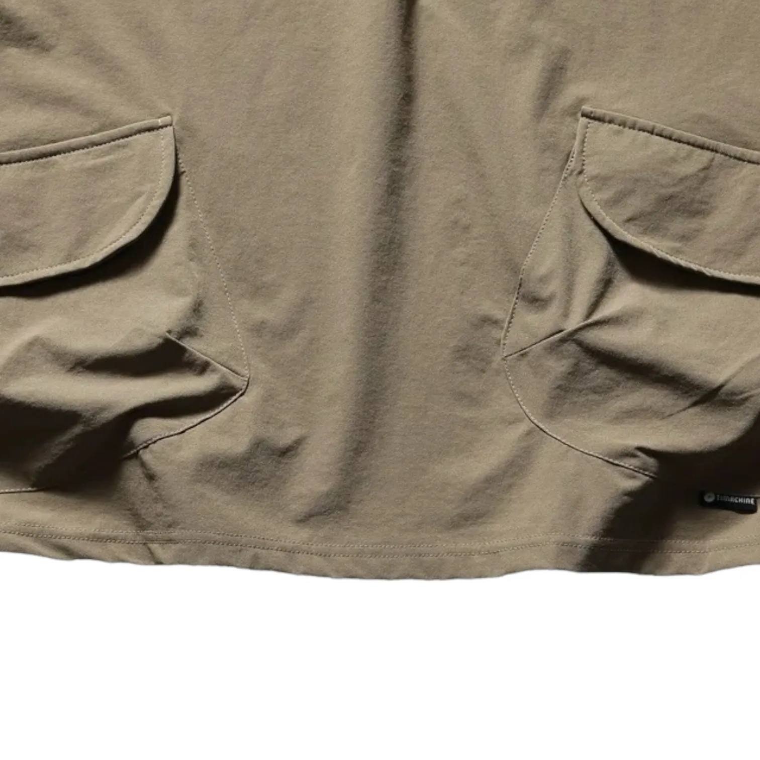 Front pouch zip front polo