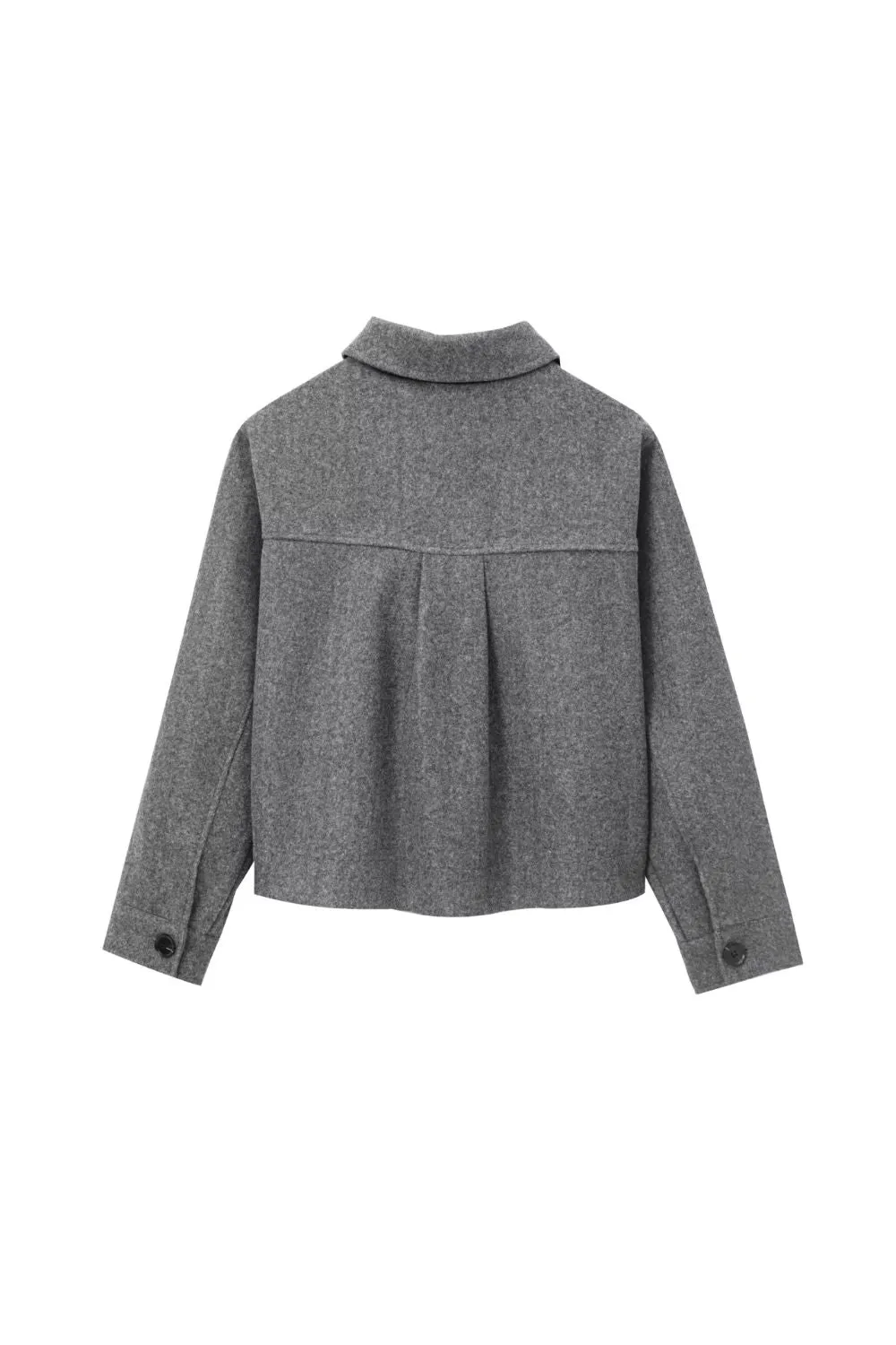 ‘Gianna’ Versatile Gray-Toned Casual Short Jacket