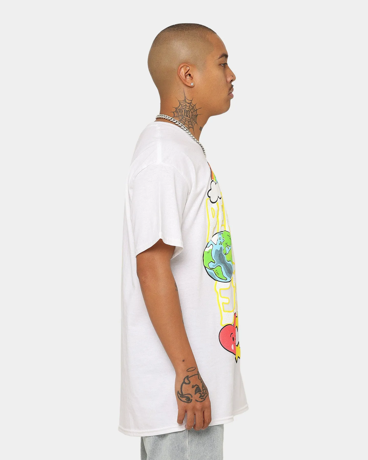 Goat Crew Peace On Earth Vintage T-Shirt White