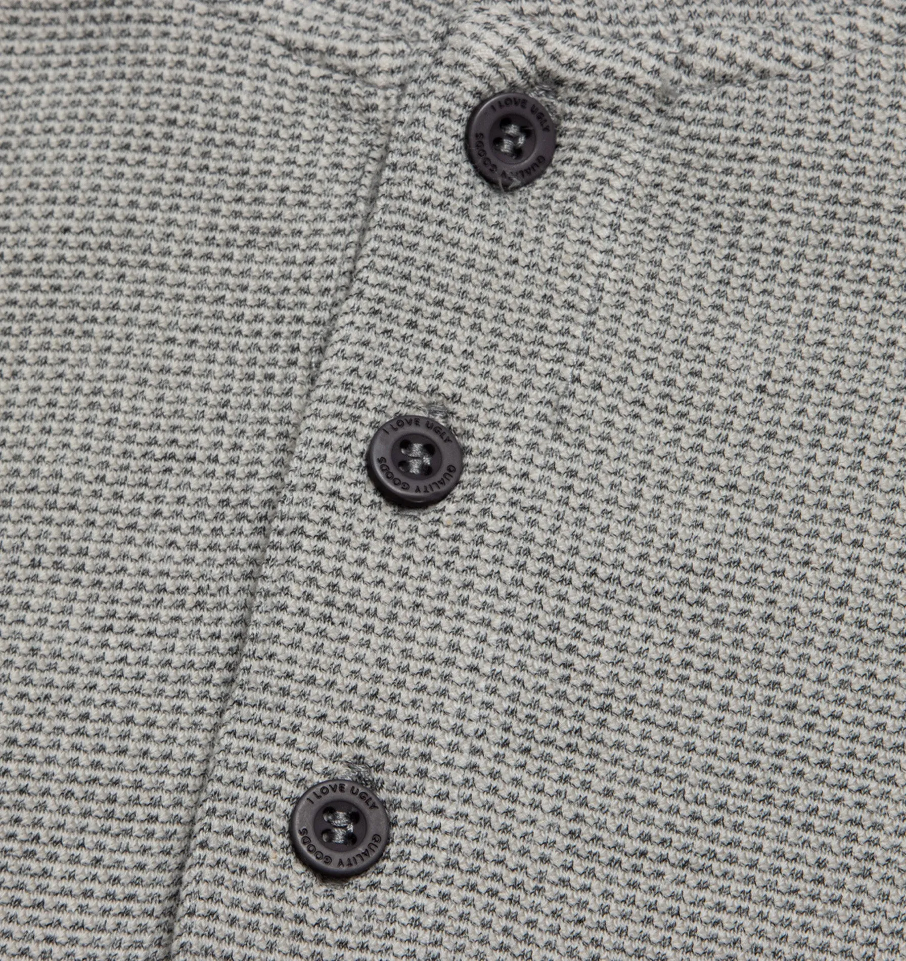 Henley LS Tee - Concrete Marle
