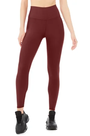 High-Waist Airlift Legging - Cranberry