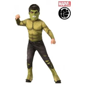 Kids Hulk Classic Infinity War Costume - Size 6-8 Years
