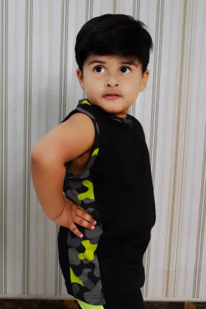 Kids Sando T-Shirt Black