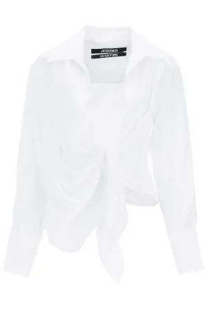 'LA CHEMISE BAHIA' DRAPED BLOUSE