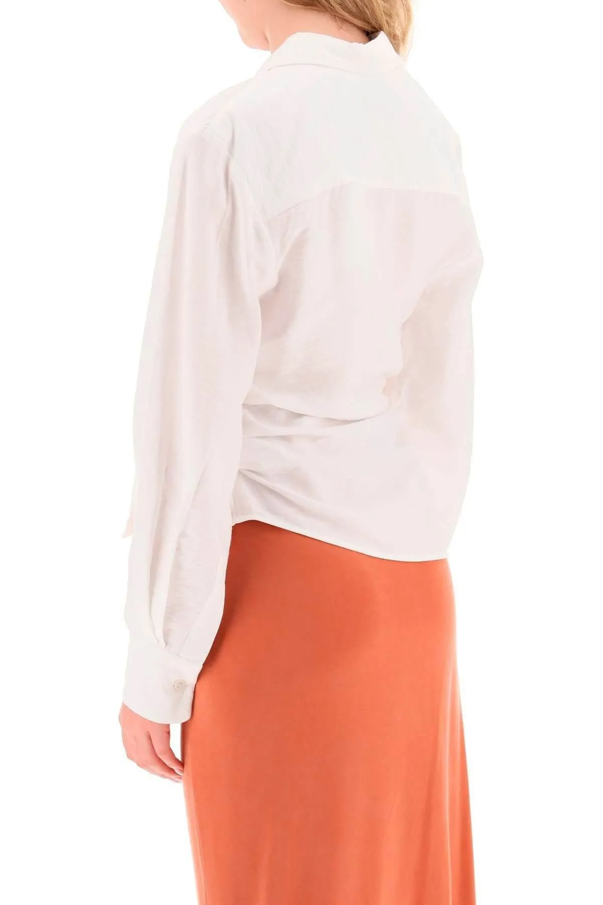 'LA CHEMISE BAHIA' DRAPED BLOUSE