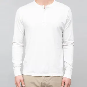 L/S Supima Jersey Henley (Ash)