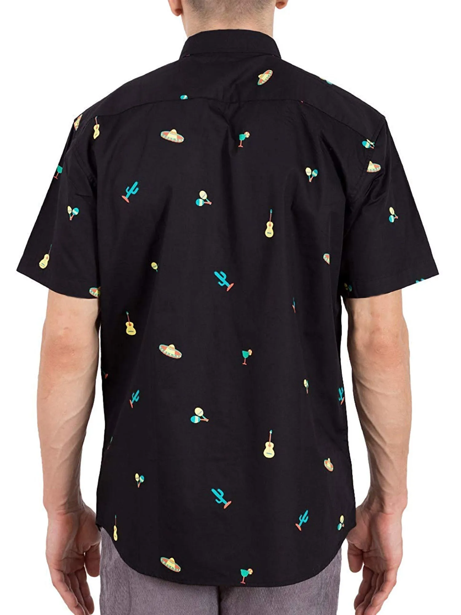 Mens Button Down Shirt - Fiesta ( Stretch )