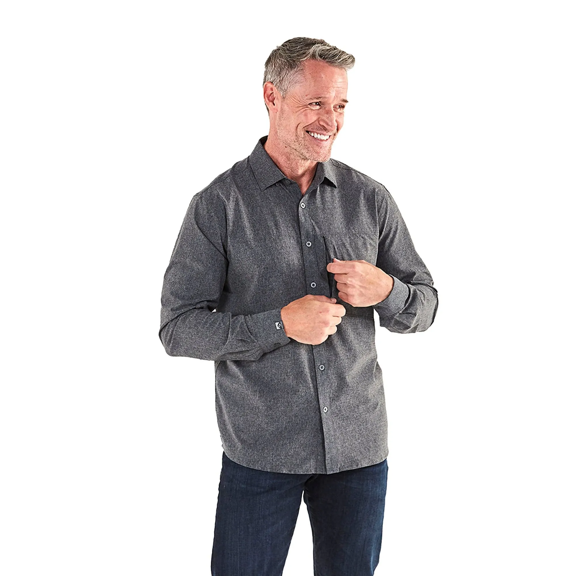 Men's Naturalist Woven Long Sleeve Shirt