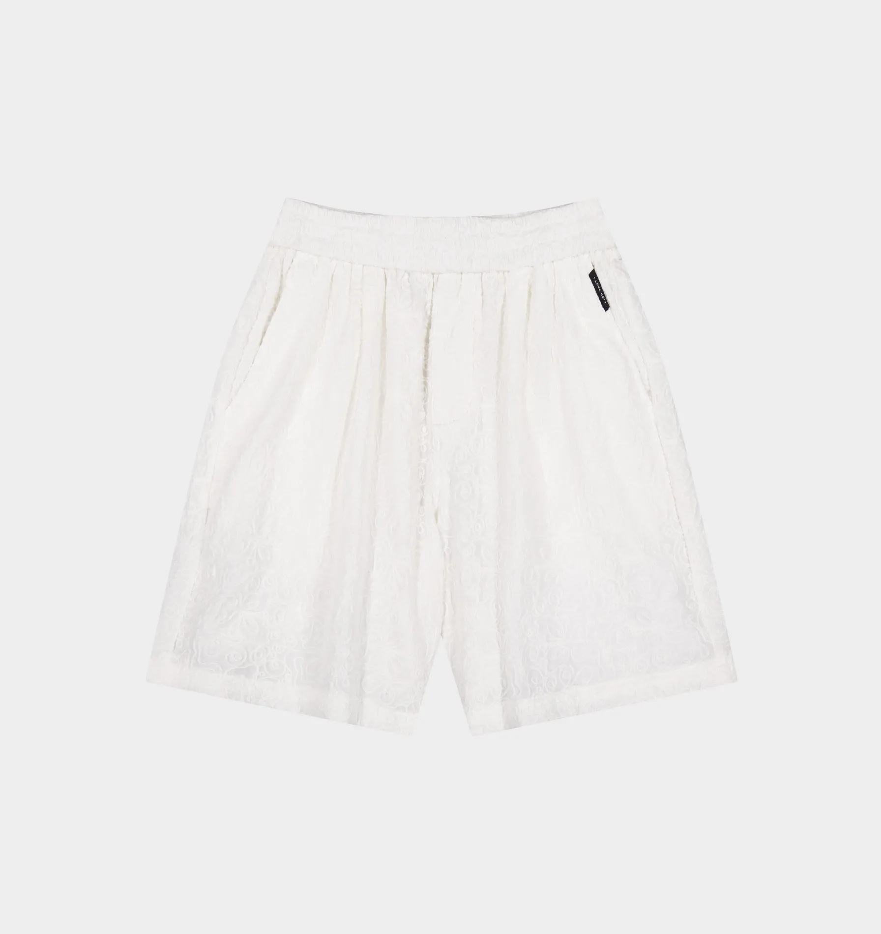 Michael Towel Short - Off White/Black
