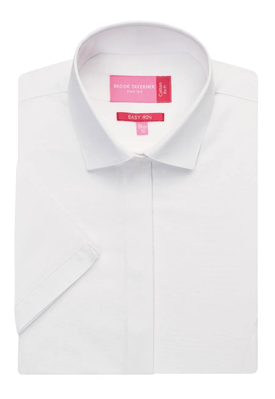 Modena Ladies Semi Fitted S/S Blouse - 2296