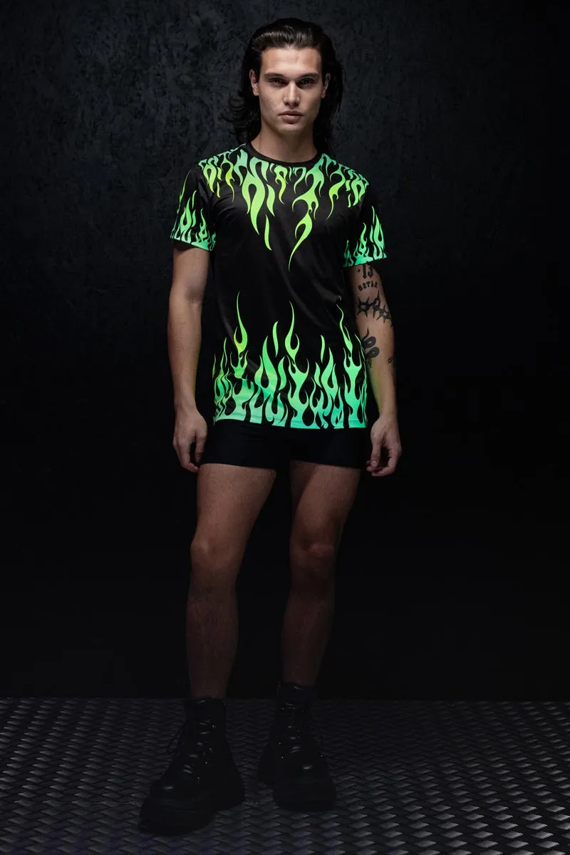 Neon Fire Dance Male Tee