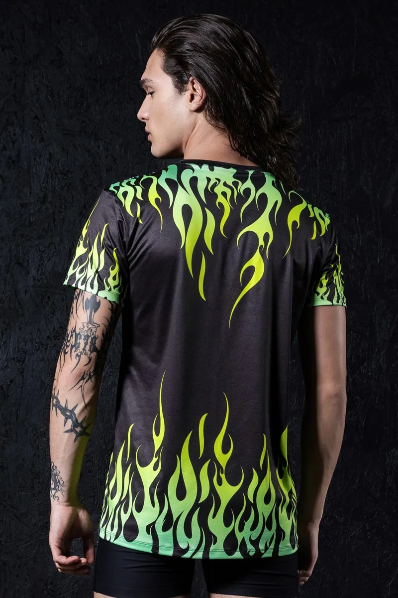 Neon Fire Dance Male Tee
