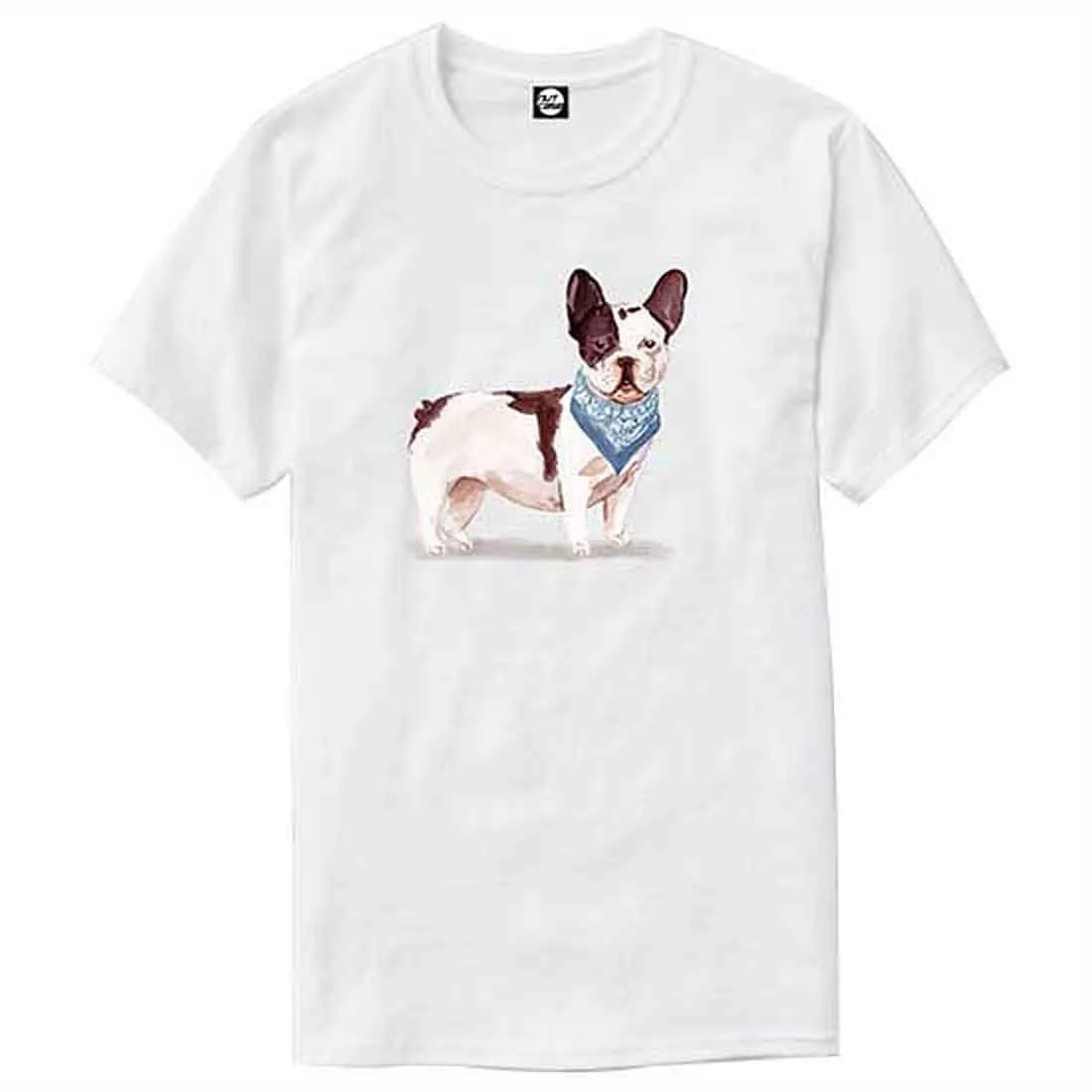 Nutcase Designer Round Neck Men's T-Shirt Wrinkle-Free Poly Cotton Tees - Blue Boy