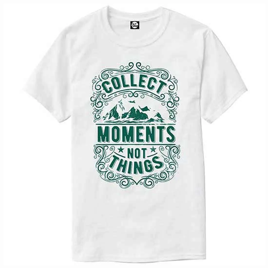 Nutcase Designer Round Neck Men's T-Shirt Wrinkle-Free Poly Cotton Tees - Collect Moments