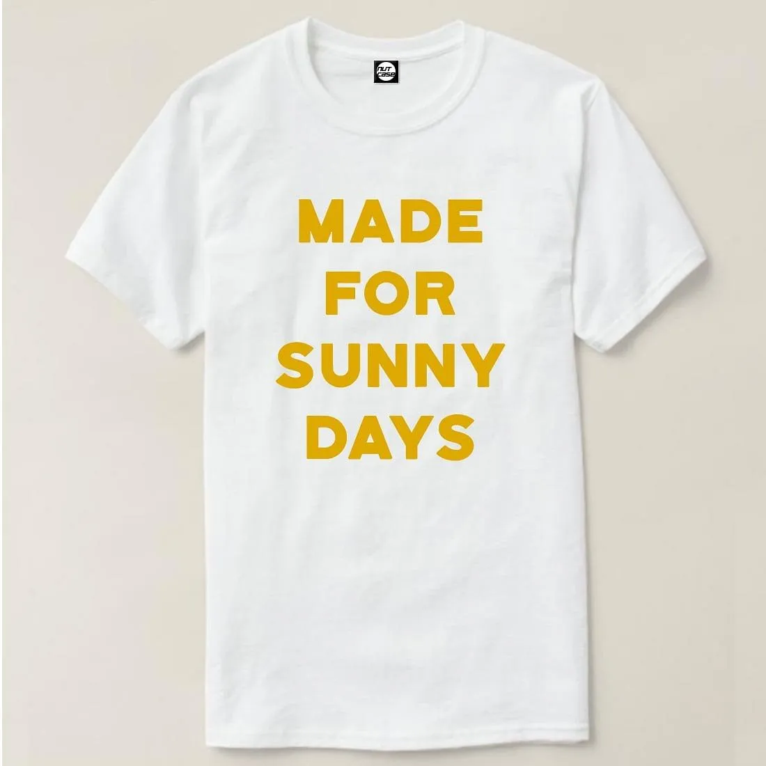 Nutcase Designer Round Neck Men's T-Shirt Wrinkle-Free Poly Cotton Tees - Made for Sunny Days
