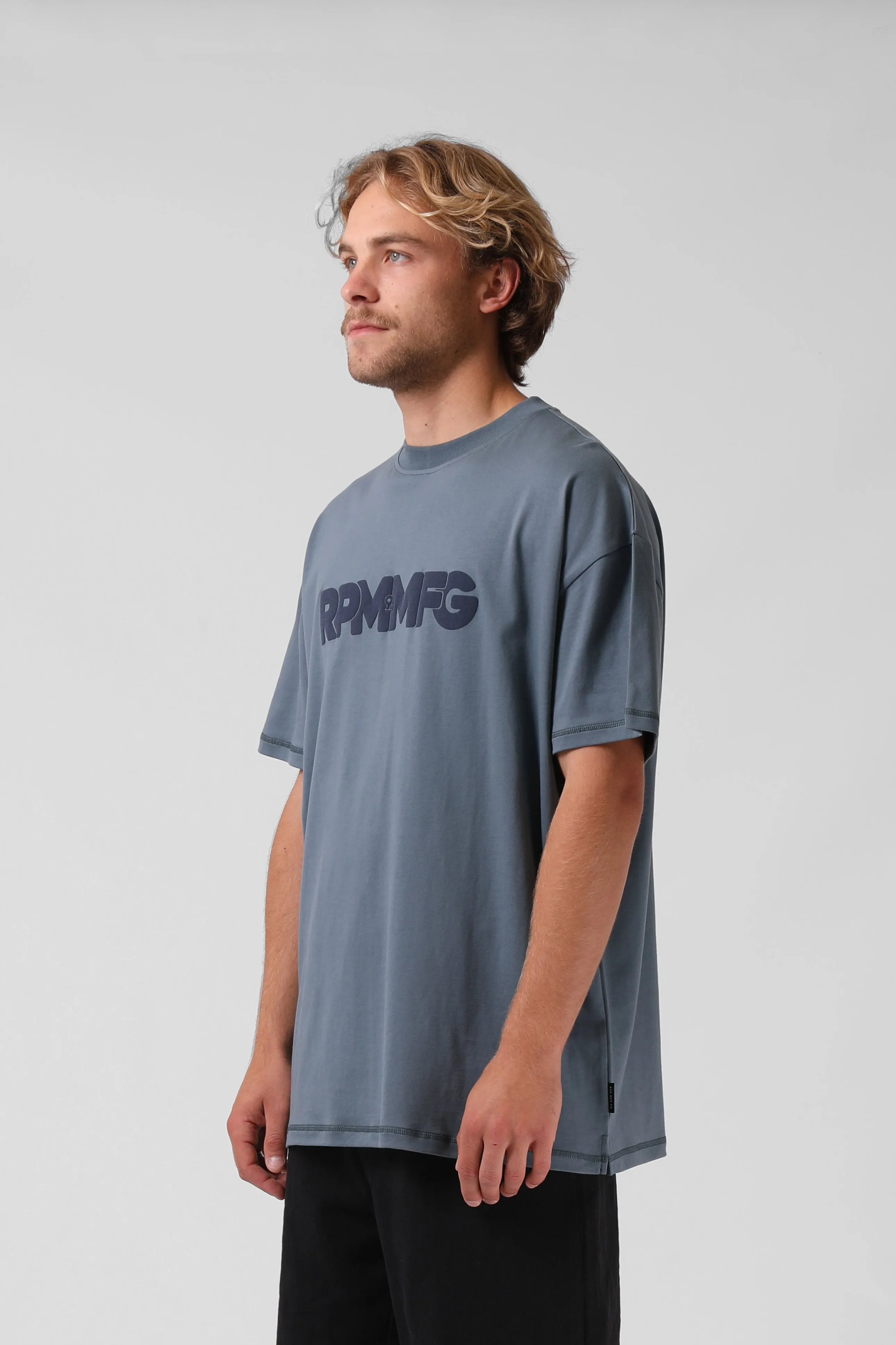 Old Skool OS Tee - Stormy Blue
