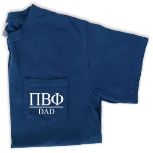 Pi Beta Phi Dad T-Shirt - Navy