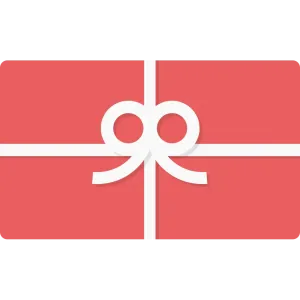 Polished Prints Pink Gift Card with White Bow Design