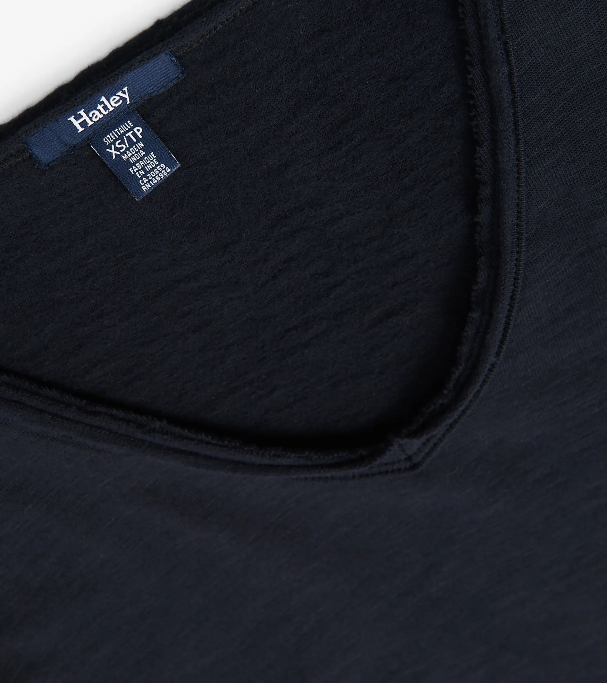 Sadie V-Neck Tee - Black
