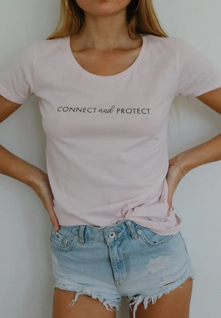 SJANA Connect and Protect Tee in Pink