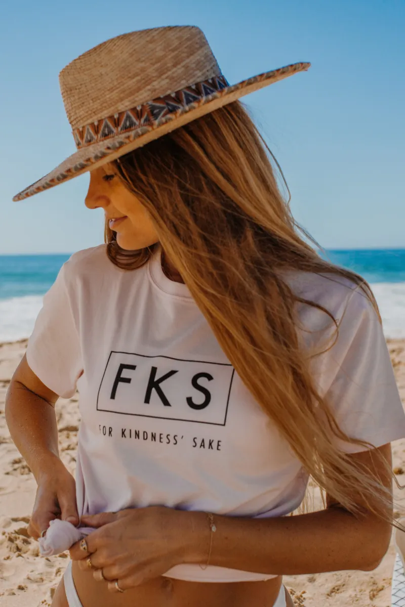 SJANA For Kindness Sake (FKS) Tee in pink