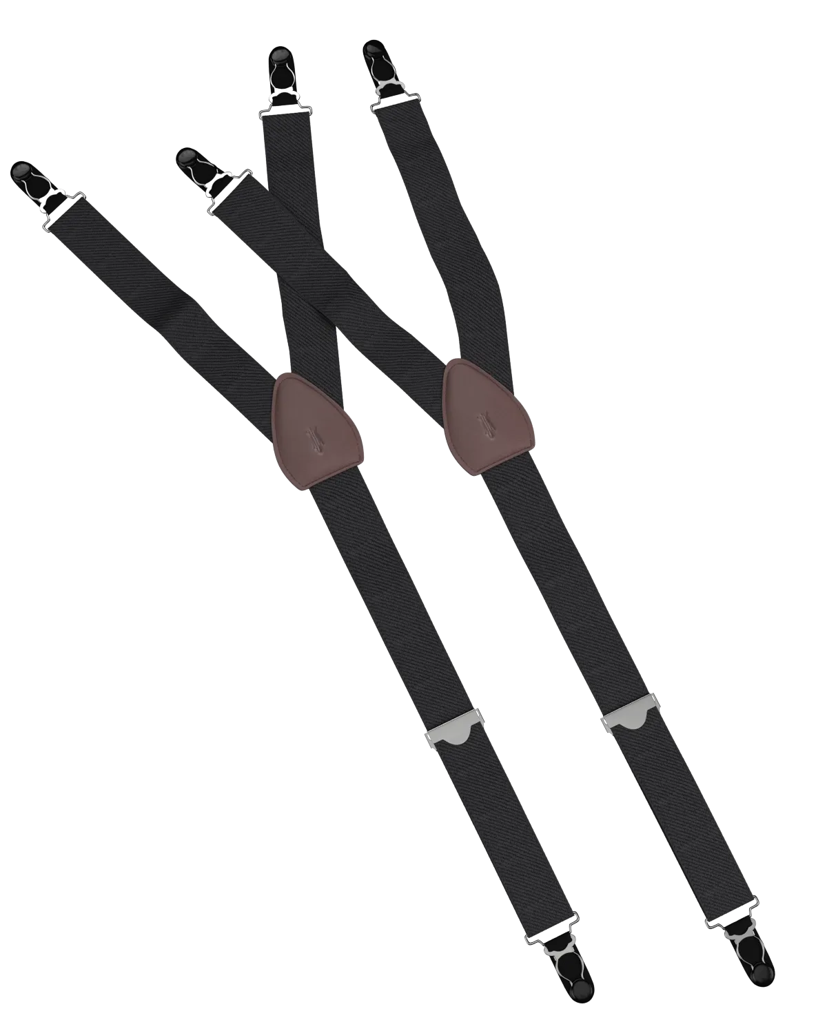 Solid Black Shirttail Garters